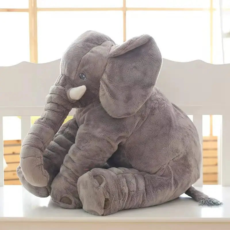 Personalised Elephant Plush Pillow – Baby Name Soft Toy