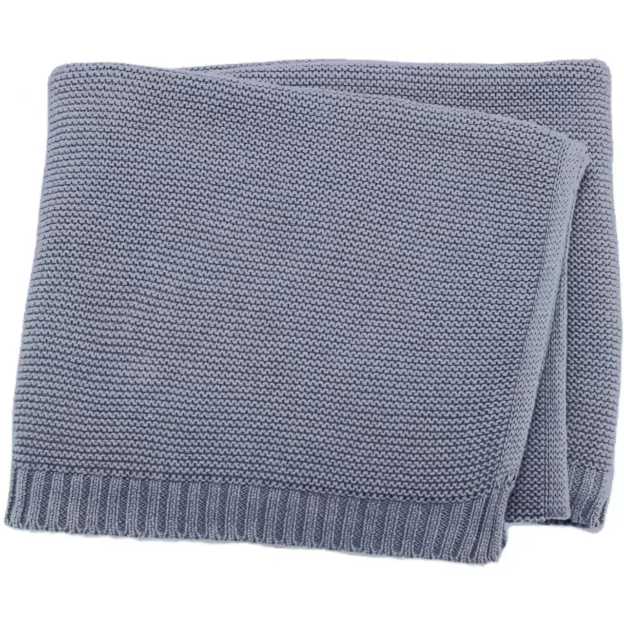 Personalised Baby Swaddle Blanket – Embroidered Cotton Knit